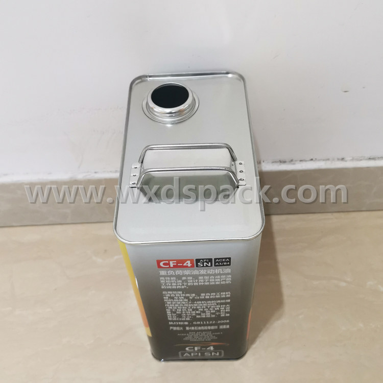 Latas de aceite de motor / motor de reemplazo cuadrado Toyota 4L - Desheng