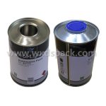 Mini latas redondas de 1 litro para pintura automotriz / aceite de motor